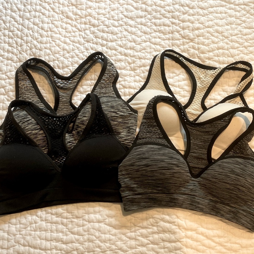Bundle of VS Pink Push Up Sports Bras
